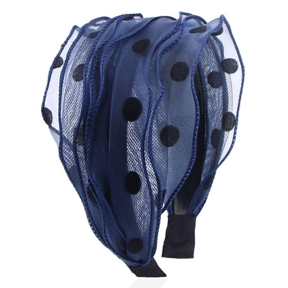 Женская повязка на голову Корейский головной убор Мать Обруч для волос Сетка Резинки для волос Мода Блестящая повязка для волос