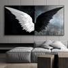 Black and White Angel Wings Canvas Paintings On The Wall Art Pictures Modern Canvas Art Wall Posters and Prints for Home Decor