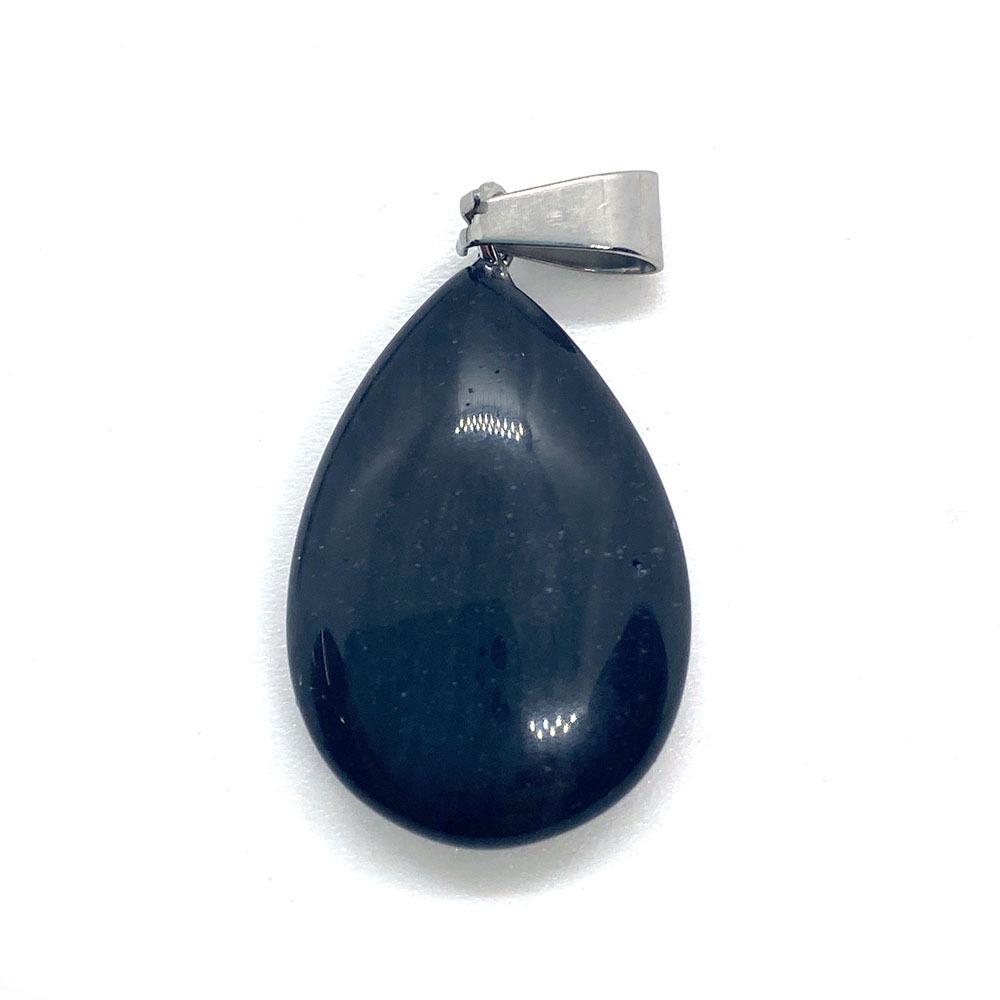 Кулон-капля из опала, камень 17x27 мм, одинарное отверстие, застежка-дыня, аксессуар для ожерелья, для DIY