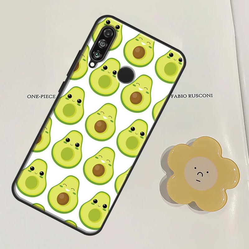 СМЕШНОЙ АВОКАДО Улыбка ШУТКА Для Huawei Nova Y60 Y70 Y90 Y61 Y91 3i 7i 8i 11i Nova 9 10 SE 11 Pro P20 P40 P30 Lite Чехол