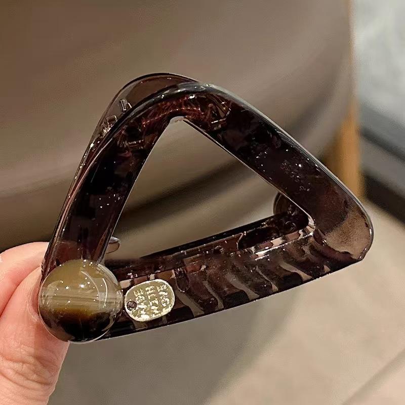 Корейская ретро большая заколка-краб для густых волос - Заколка-краб для волос высокого класса для прически пучок 2025