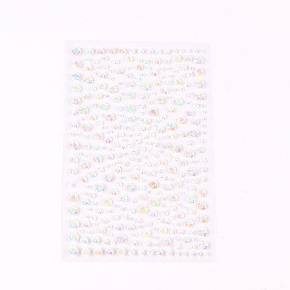 Яркие самоклеящиеся стразы для украшения лица и тела