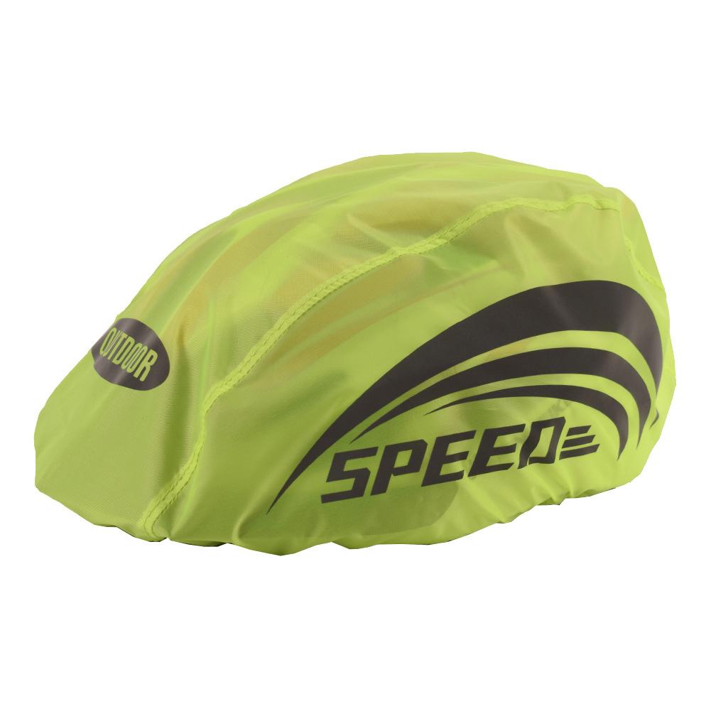 Bicycle Helmet Cover with Reflective Strip Safety Helmet Cover Waterproof Riding Helmet Rain Cover for Mountain Road Bike Helmet