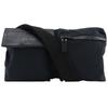 Body Bag Waist Bag 28566 Black GG Canvas Unisex Used