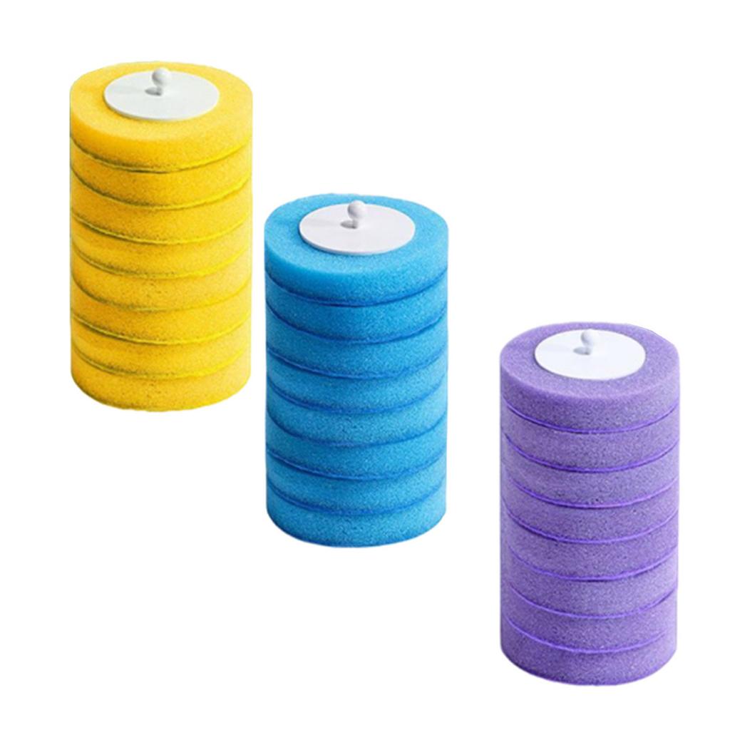 Насадки для туалетной щетки с моющим средством, смываемая насадка для туалетной щетки, набор сменных насадок для гигиенической уборки ванной комнаты