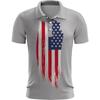 День Независимости Мужская футболка-поло с коротким рукавом с 3D-принтом Повседневный спортивный трендовый топ