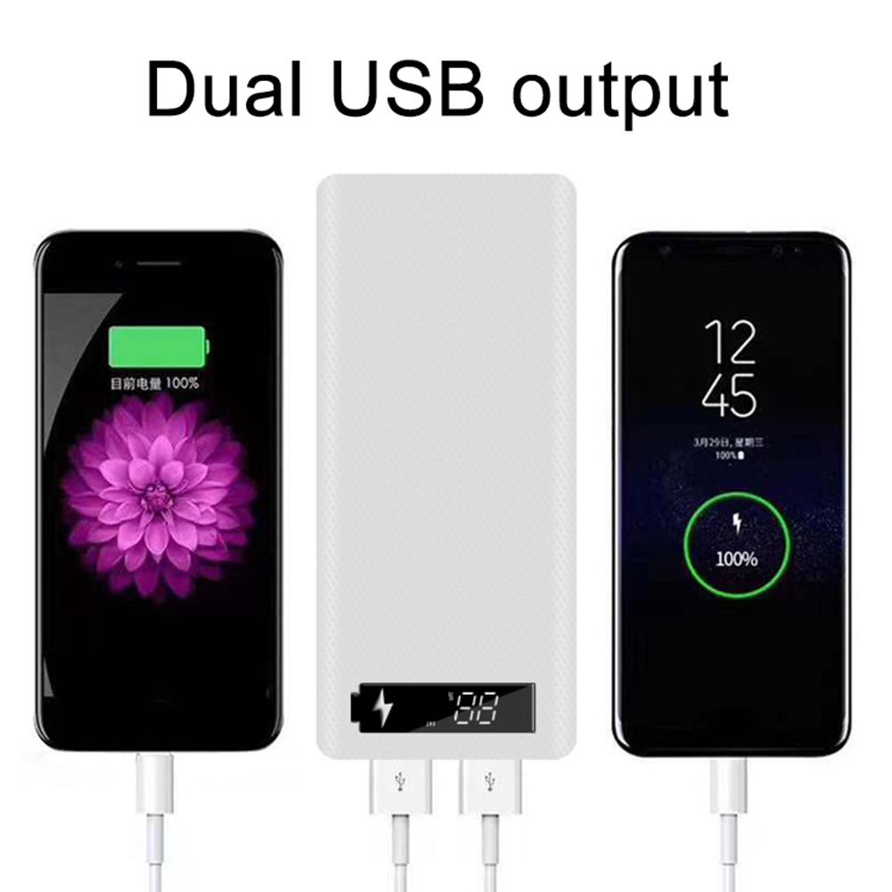 Портативный USB 18650 ЖК-дисплей DIY Mobile Power Bank Case Micro Корпус