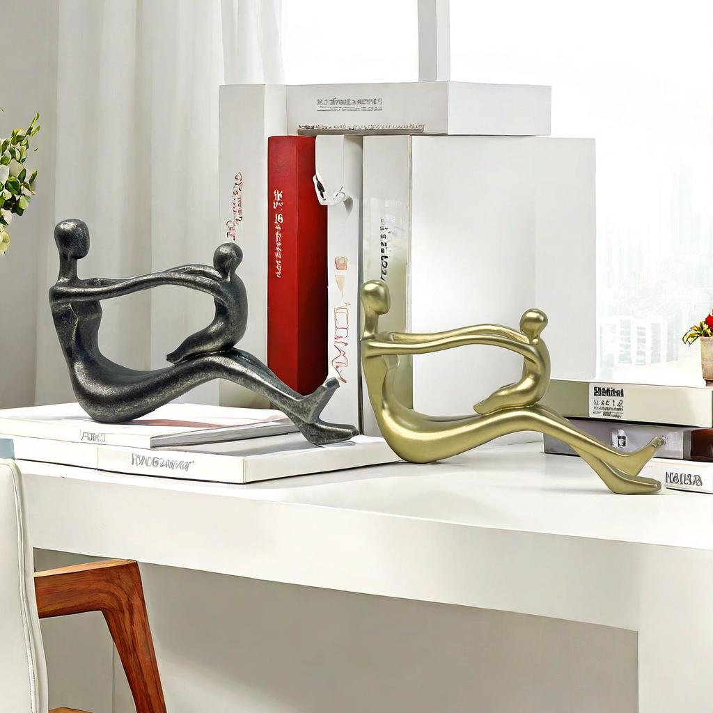 Современные Простые Креативные Абстрактные Украшения Персонажей Из Смолы Изделия Для Домашнего Офиса Украшения Рабочего Стола Принадлежности Украшения