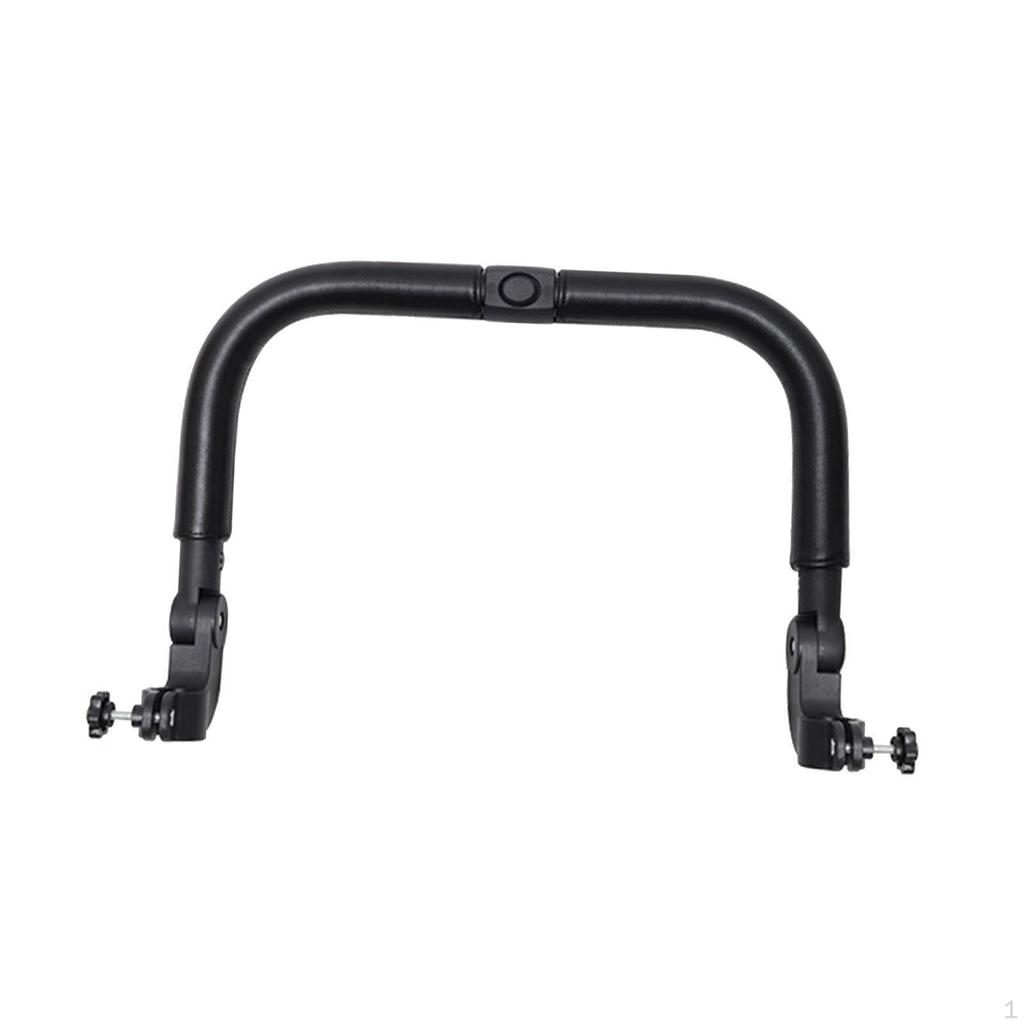 Pram Armrest Bar Carriage Safety Handle Pushchair Handrails Front