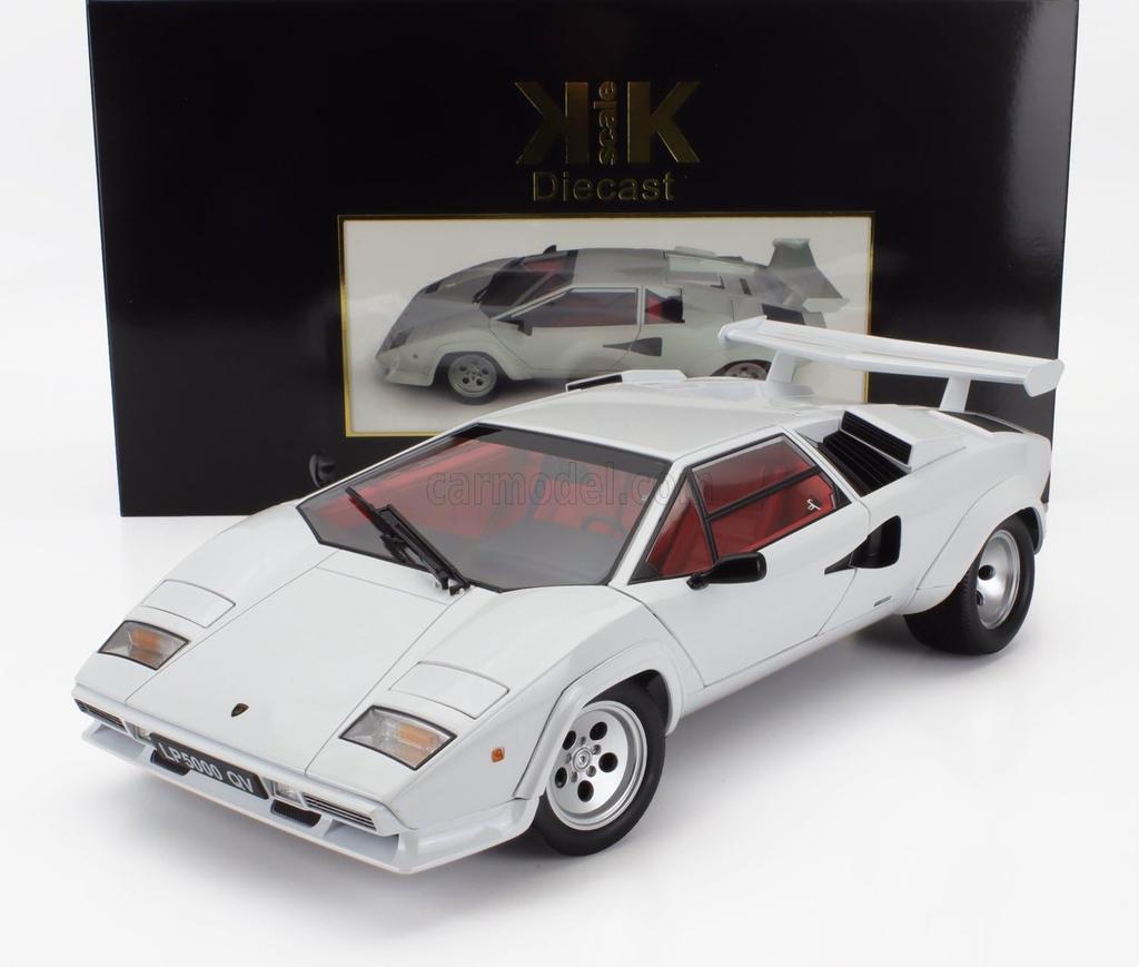 Миниатюрная машина 1/12 Lamborghini Countach KK-SCALE 1/12 COUNTACH LP 5000S QV 1985 БЕЛЫЙ KKDC120142