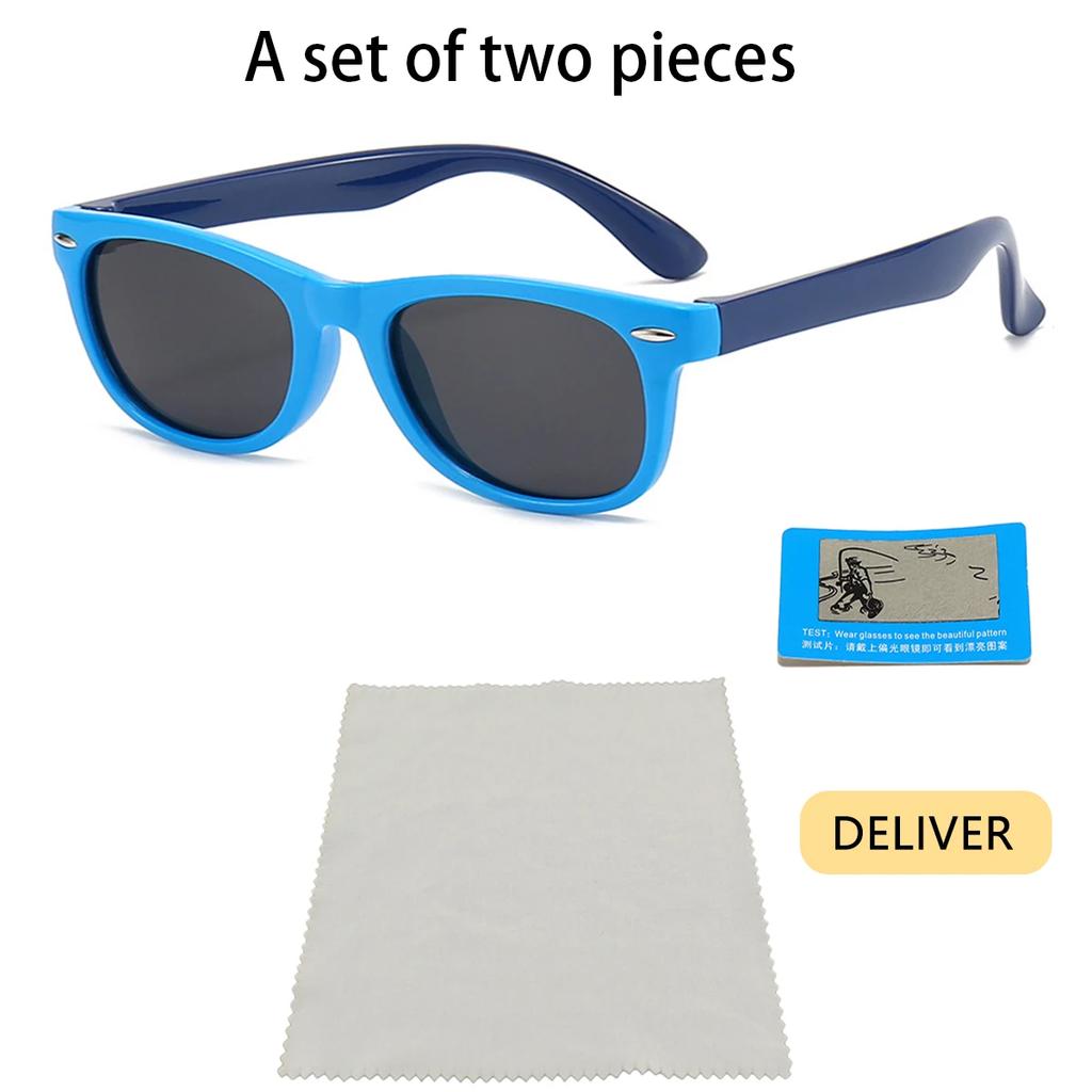 Новые модные брендовые детские цветные солнцезащитные очки с защитой от ультрафиолета, детские солнцезащитные очки с защитой от синего света, мужские и женские солнцезащитные очки UV400