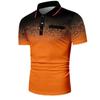 Мужская рубашка поло Гольф-рубашка с графическим принтом Отложной воротник Уличная одежда с короткими рукавами Мода