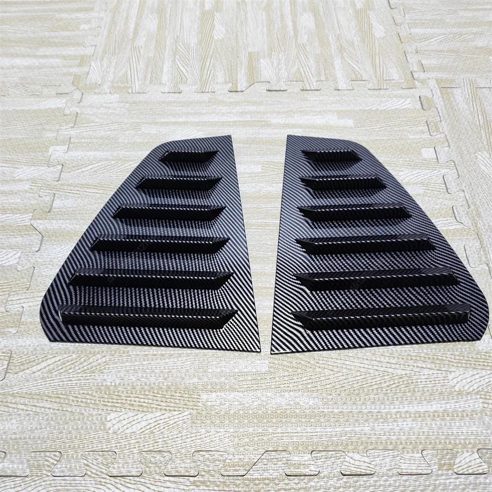 2Pcs Rear Side Window Louver Air Vents Windshield Cover For VW Golf 7 7.5 MK7 MK7.5 GTI GTD TSI TDI R R-Line 2013-2020 Tuning
