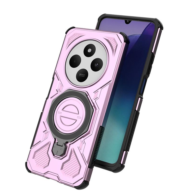 Магнитный Чехол Для Телефона Xiaomi Redmi 14C Чехол Xiaomi Redmi 14C Обложка Ударопрочный Magsafe Беспроводная Зарядка Чехол Xiaomi Redmi 14C