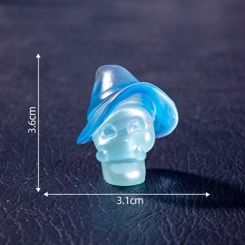 Luminous Halloween Elf Figurines Cute Particle Decorations Hanging AccessoriesMicro-landscape Small Ornaments