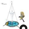Ванна для птиц с фонтаном, подвесная кормушка для птиц, миска, уличная ванна для птиц с фонтаном, работающим от USB, для сада, заднего двора, патио, крыльца