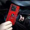 Coque de protection - E.F.CONNECTION - Pour Xiaomi Redmi Note 14 5G - Antichoc - Anneau arrière - Rouge