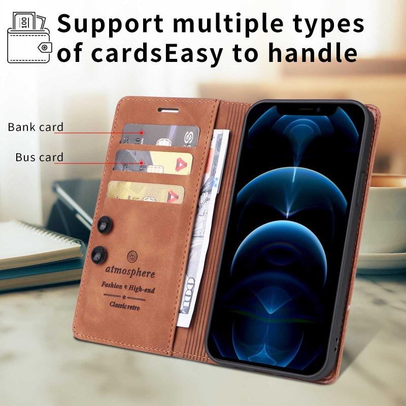 Vintage Leather Flip Case for Samsung Galaxy A15 A54 A34 A24 A14 A05S A32 A22 A23 A73 A53 A52S A71 A51 M32 5G M22 Wallet Card Slot Book Stand Cover