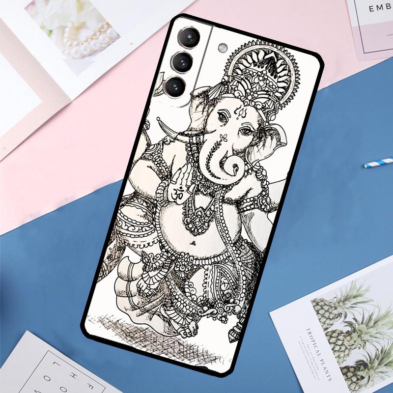 Чехол Гaneша для Samsung Galaxy S24 Ultra S21 S22 S23 S25 Ultra S9 S10 Plus S20 FE S25 FE Задняя крышка