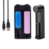 1/ 2 Slot USB 18650 Battery Charger Smart Charging 18650 26650 18350 32650 21700 26700 26500 Li-Ion Rechargeable Battery Charger