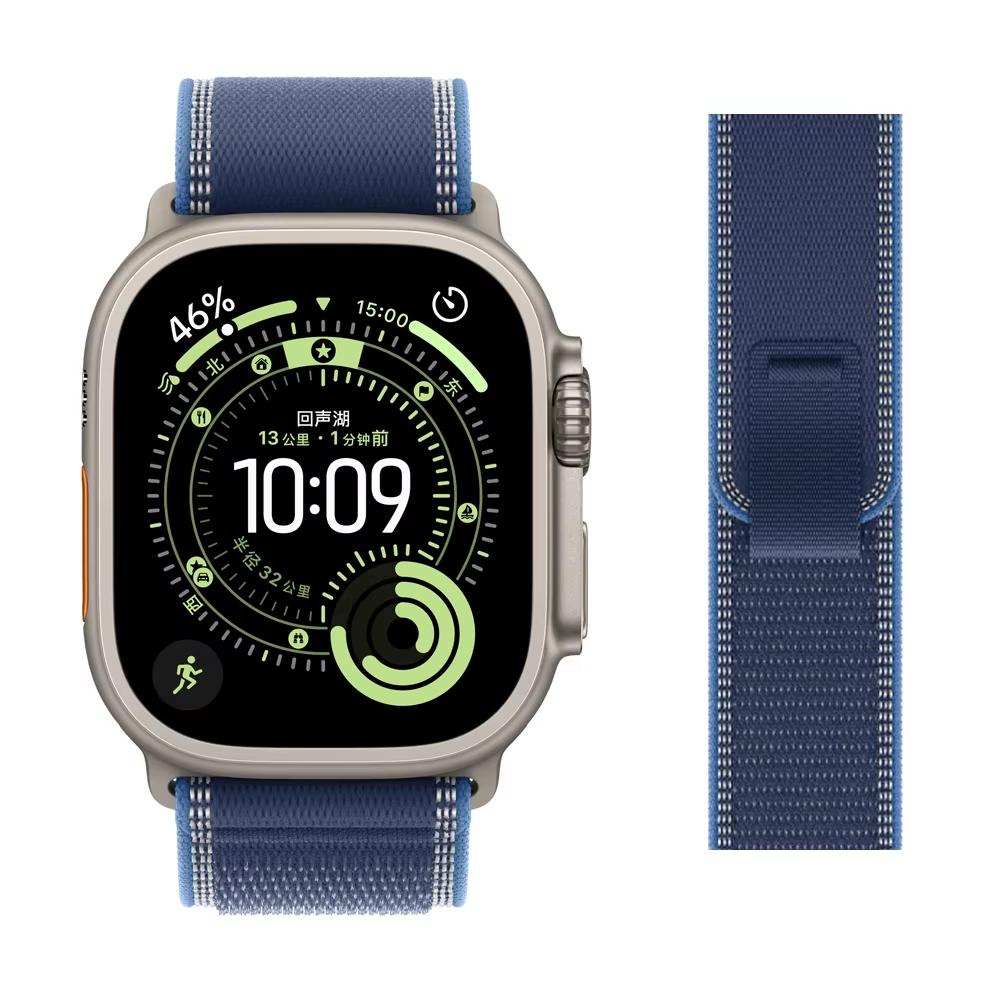 Ремешки для Apple Watch ultra2 ремешок 49мм 46мм 42мм 44мм 40мм 45мм 41мм Trail loop браслет correa iwatch series se 3 7 8 9 10 11