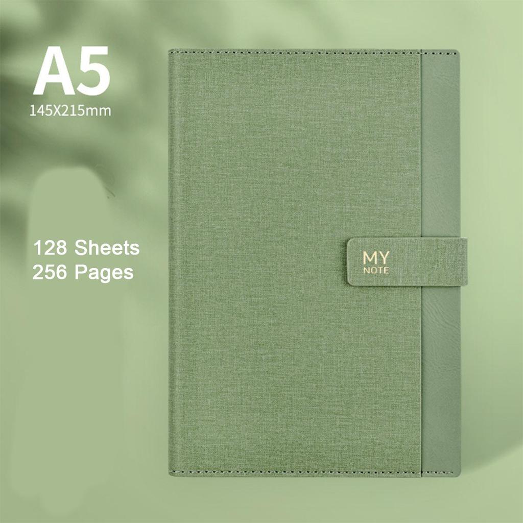 (Возможна гравировка логотипа) Тетрадь для школьников в кожаном переплете формата A5/B5, рабочий блокнот с пряжкой, книга для записи деловых встреч, дневник, бухгалтерская книга