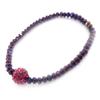 Les Trésors De Lily [J9160] - Designer Bracelet 'Sissi' Pink Purple