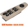 93570-2F200 Front Left Power Auto Window Switch Driver Compatible with 2004-2009 Kia Spectra & Cerato, Driver's Side Electric Master Window Switch