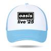 OAsis Printed Mesh Summer Baseball Cap Men Women Party Music Outdoor Fashion Gorros  Sports Breathable Outdoor Sports  Hat