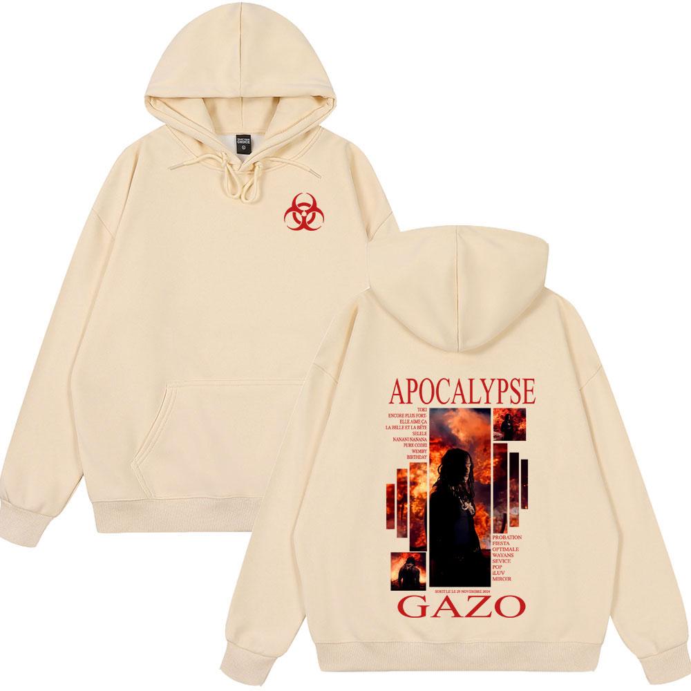 Hot Sale APOCALYPSE Album Hoodies Men Women Hip Hop Fashion Pop Music Streetwear Male Casual Tops Oversized Long Sleeve Clothing