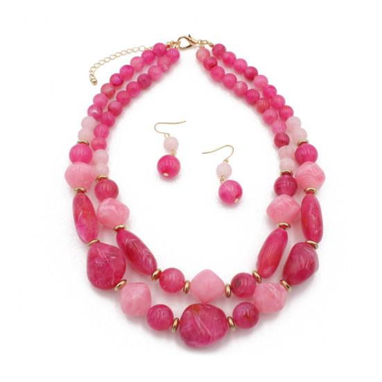 1 комплект легкого женского ожерелья, элегантных стильных многослойных женских серег