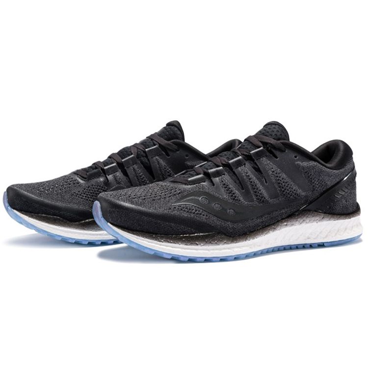 SAUCONY Freedom ISO2 Удобная Минималистичная Сетчатая Амортизация Легкие Кроссовки с Низким Верхом Мужские кроссовки Черные S20440-1