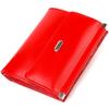 Bright Wallet for Women of Medium Size Made of Natural Smooth Leather CANPELLINI 21814 Red