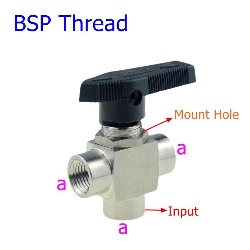 SUS 304 Ball Valve Adjustable Needle Valve 3,6,8,10,12mm1/8,1/4,3/8,1/2NPT Compression Ferrule Fitting Quick Joint Female Thread