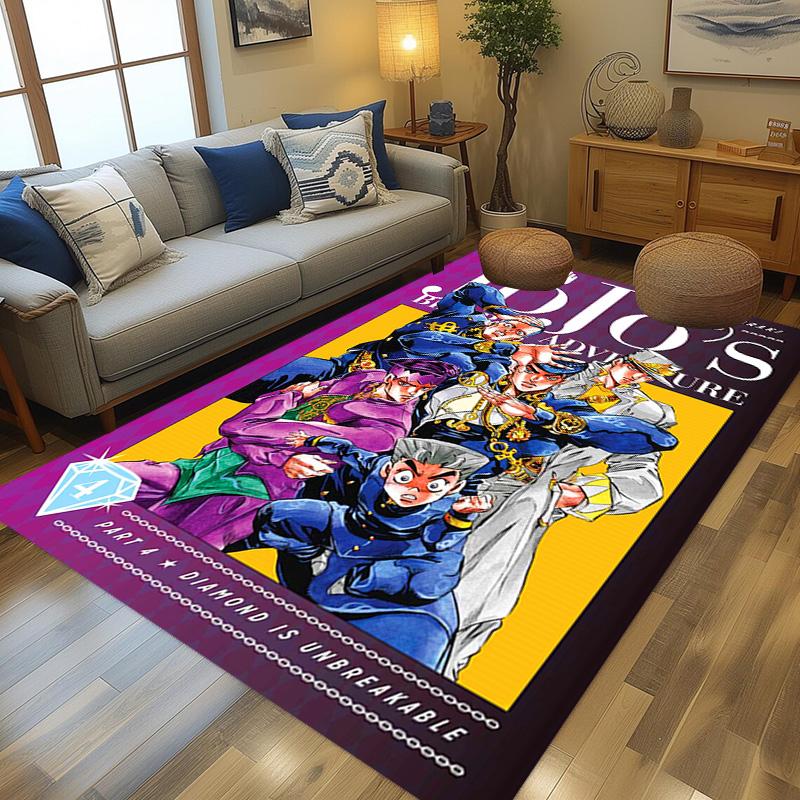 JoJo's Bizarre Adventure: Stardust Crusaders carpet Suitable for all seasons Home Decor Fashion Room Office chair cushion