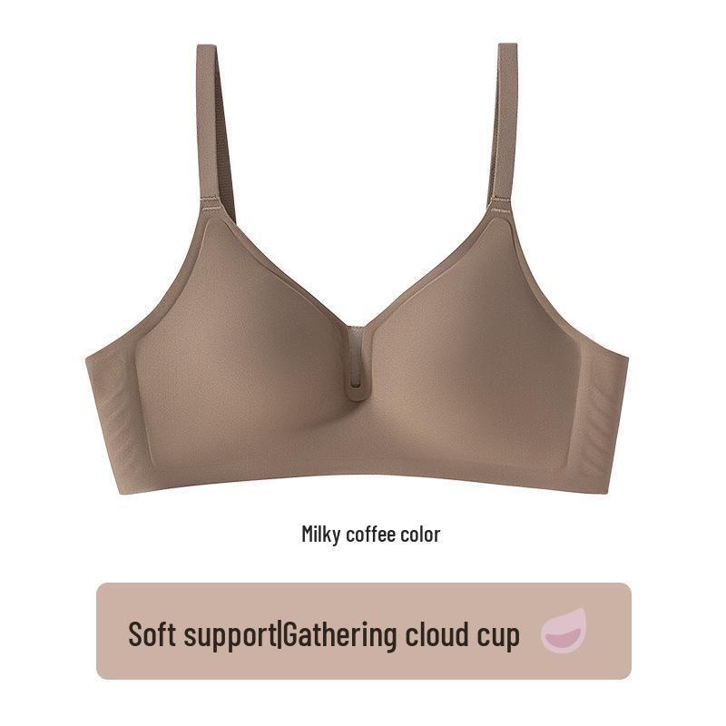 Бесшовный нюдовый бюстгальтер Cloud Breath – Мягкая дышащая поддержка для маленькой груди