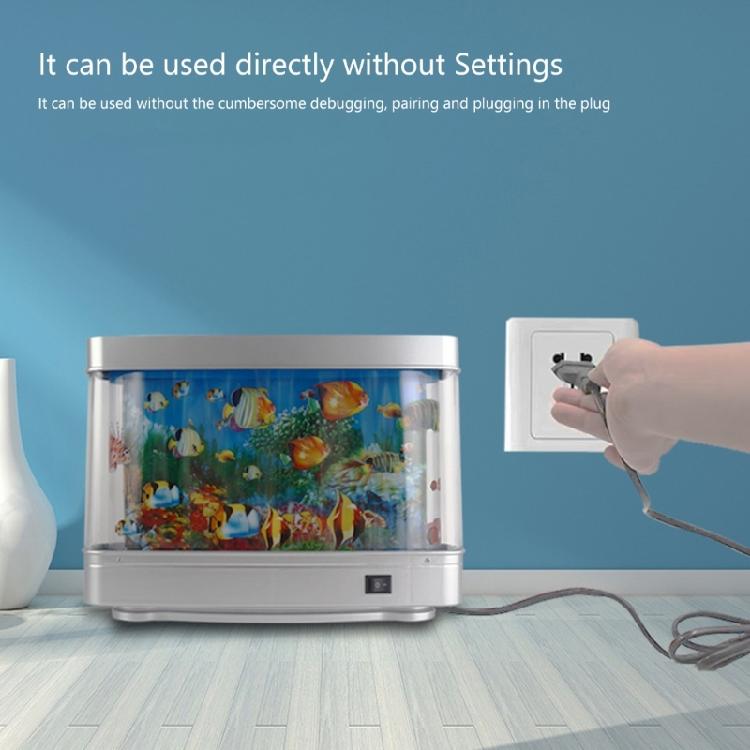 Светодиодный светильник для аквариума на морскую тематику, компактный и простой в использовании, аквариумные декорации для детской комнаты и вечеринок