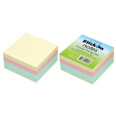 Beautone Клейкие кубики для заметок Кубик 76x76мм Пастель (4 цвета)