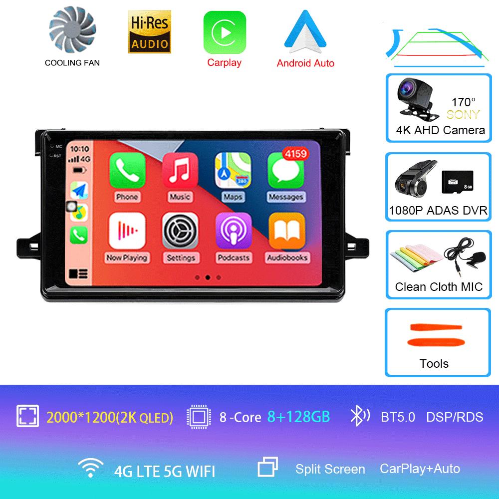 Android 14 для Toyota Prius XW50 2015 2016 2017 2018 2019 2020 Автомобильное радио GPS Carplay Мультимедийный плеер Навигация Стерео Авто BT