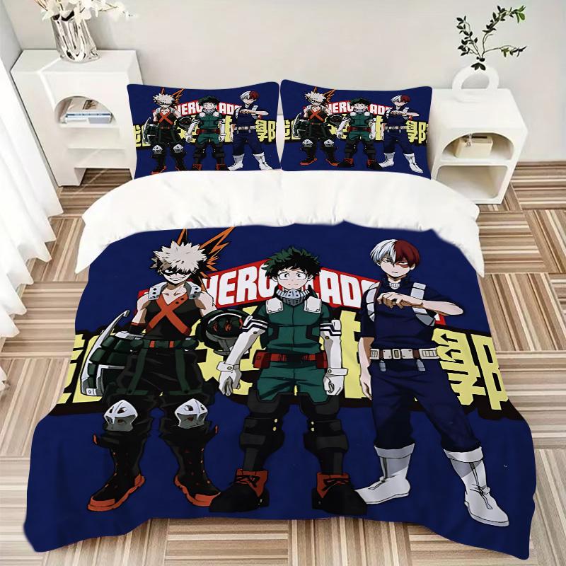 Heroic Adventures Unity Print 3Pcs Bedding Setduvet Cover With 2 Bedropillowcase Home Birthday Gift