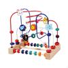 Bead Maze Puzzle Toy Fine Motor Skills Wooden Educational Abacus Circle for