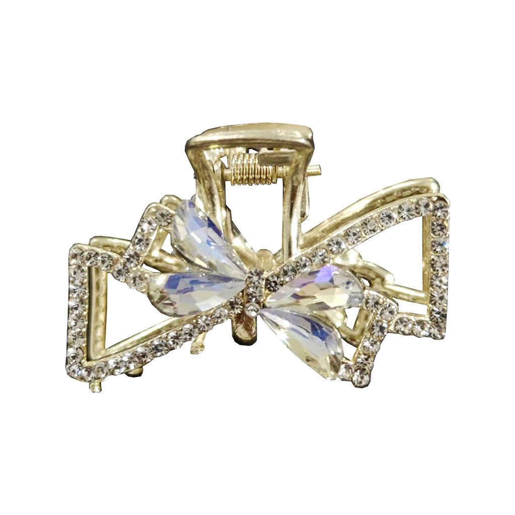 Страз Заколка для волос Украшение для волос Головной убор Задняя часть головы Кисточка Захватывающий зажим Новый китайский стиль Сплав Зажим Заколка