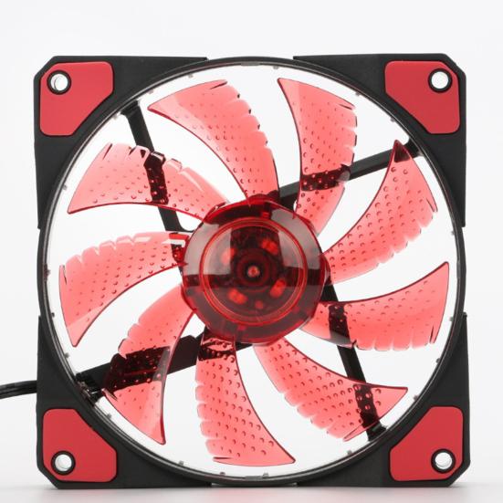 Ultra Silent Anti-vibration 15 Lights Round Computer Cooling Fan