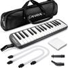 CAHAYA Melodica Keyboard Harmonica 32 Keys Latest Specification Standing Tabletop Handbag Shoulder Melody Piano 32 Keys Multifunctional 2 X Tabletop