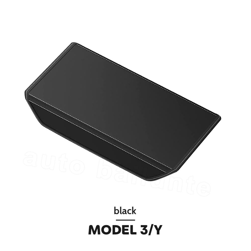 For Tesla Model 3 Model Y 2023-2017 Car Armrest Box Cover Black Central Control Armrest Decoration Interior Car