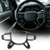 METYOUCAR Steering Wheel Steering Wheel Steering Wheel Decoration Steering Wheel Button Trim Decorative Frame Sticker for Land Rover Defender ABS Easy