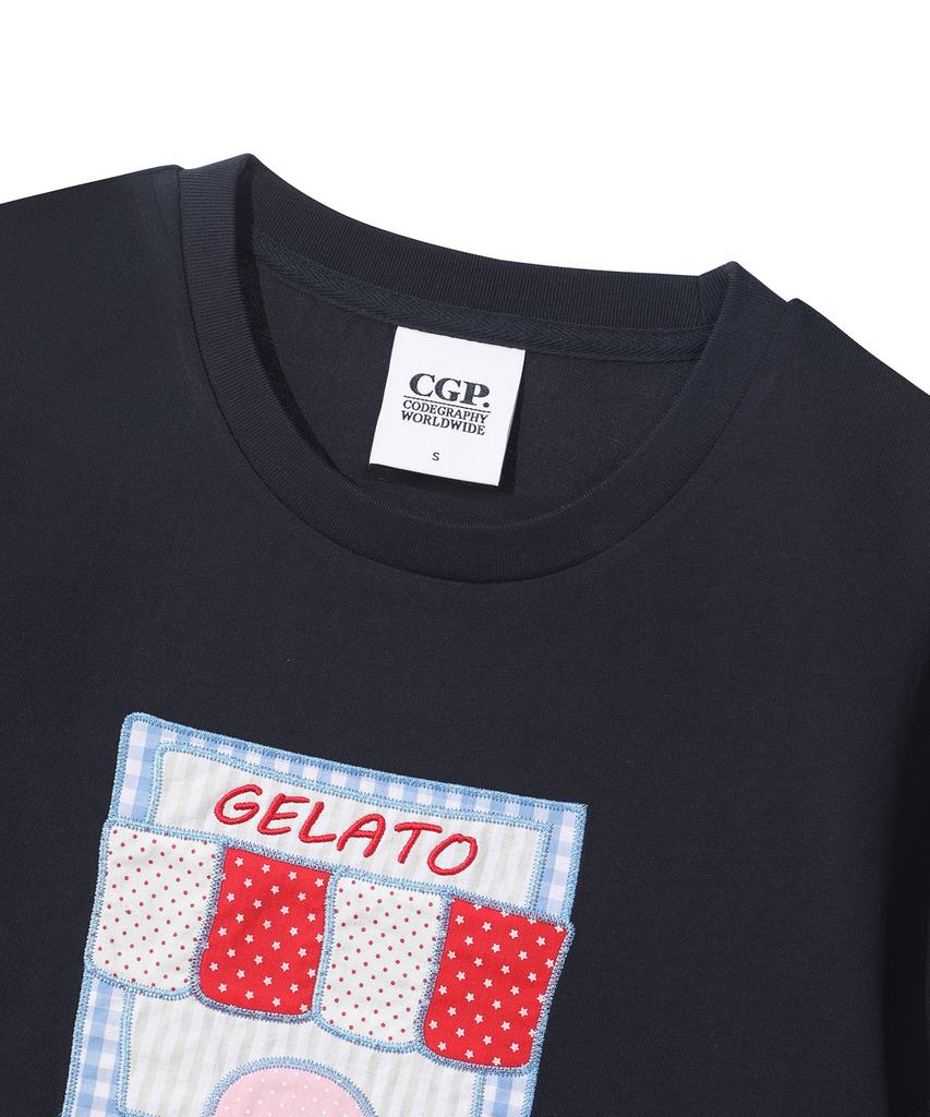 CGP (женщины) Футболка с коротким рукавом Gelato - Темно-синий