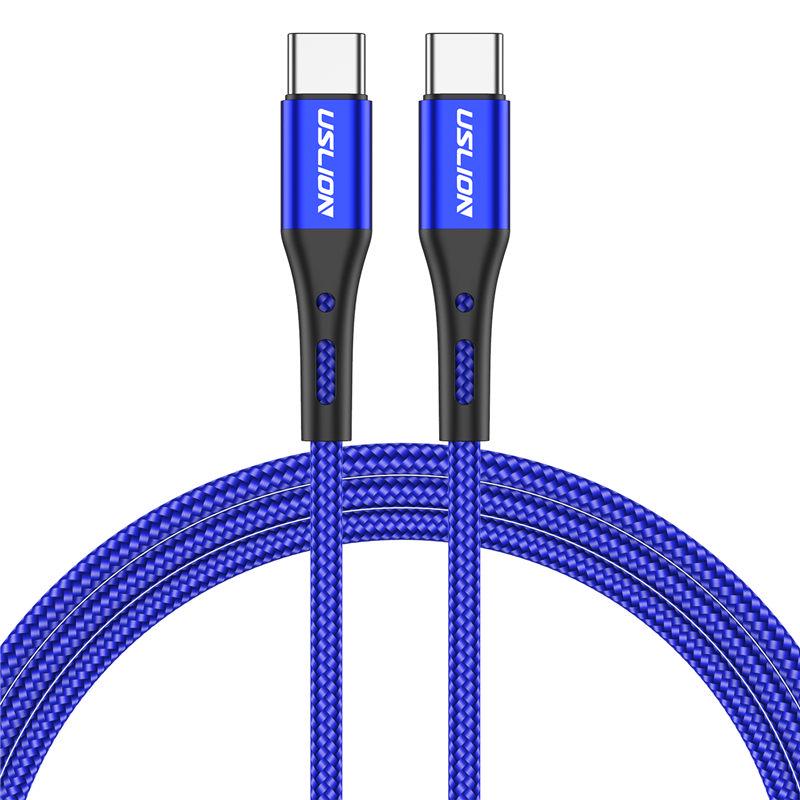 Кабель USB типа C на USB типа C для Samsung Поддержка PD 60 Вт QC3.0 3A Кабель быстрой зарядки для типа C