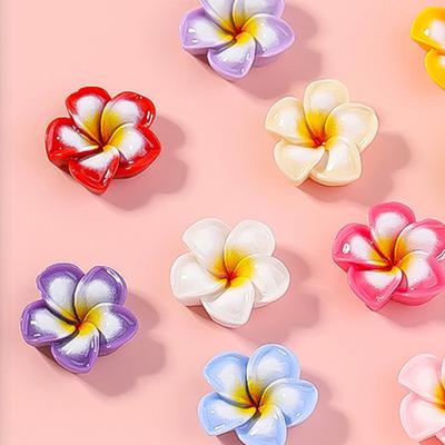 10 шт. Мультяшные имитации цветов, смоляная серия, изготовление украшений, аксессуары для DIY