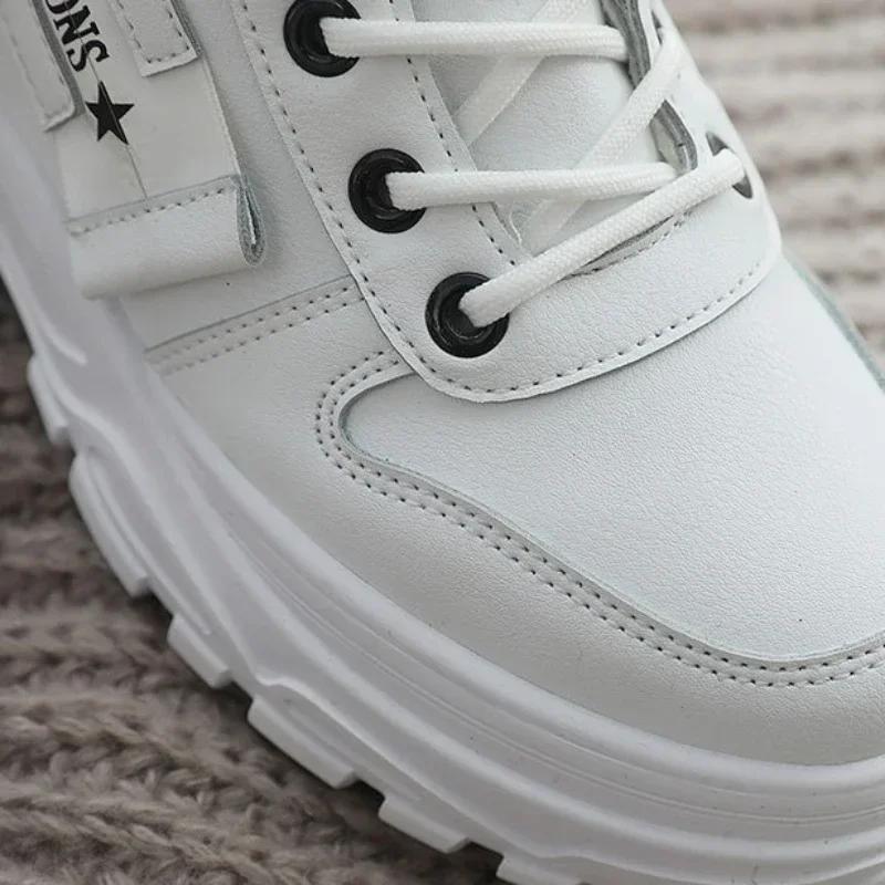 Fashion Winter Snow Boots for Women Casual High-top Shoes Warm Womens Sneakers Platform Ankle Boots Plus Size 44 New